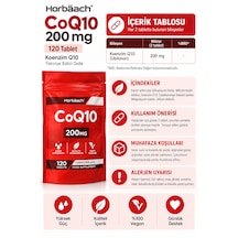 Horbaach Coq10 Koenzim Q10 200 Mg 120 Tablet