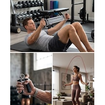 Ev Spor Seti Atlama İpi El Yayı Karın Egzersiz Aleti Fitness Seti - Lisinya