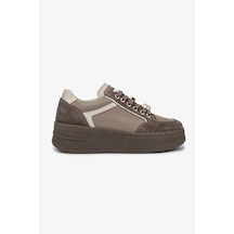 Valmenti Kadın Hakiki Deri Vizon Sneakers & Spor Ayakkabı 1116 250 Bn Ayk Sk25-26 Vzn Fltr/vzn Suet Vizon