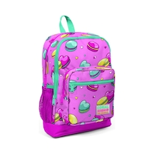 Coral High Pembe Makaron Baskılı İlkokul ve Günlük Sırt Çantası 23462