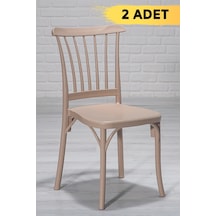 2 Adet Violet Cappucino Pratik Sandalye / Balkon-Bahçe-Mutfak