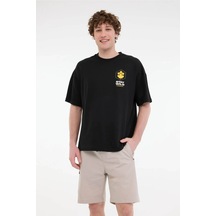 Lumberjack Ml Star 11otd1-27 5fx Siyah Erkek T-shirt 101948236 Siyah