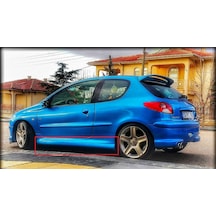 Peugeot 206 Rc Marşpiyel - Plastik Parlak Siyah