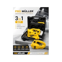Pro Müller Elektirikli 5 Ton Araba Kriko Kiti 12 V Hidrolik Kriko Bijon Anahtarı Seti Darbe Anahtarlı