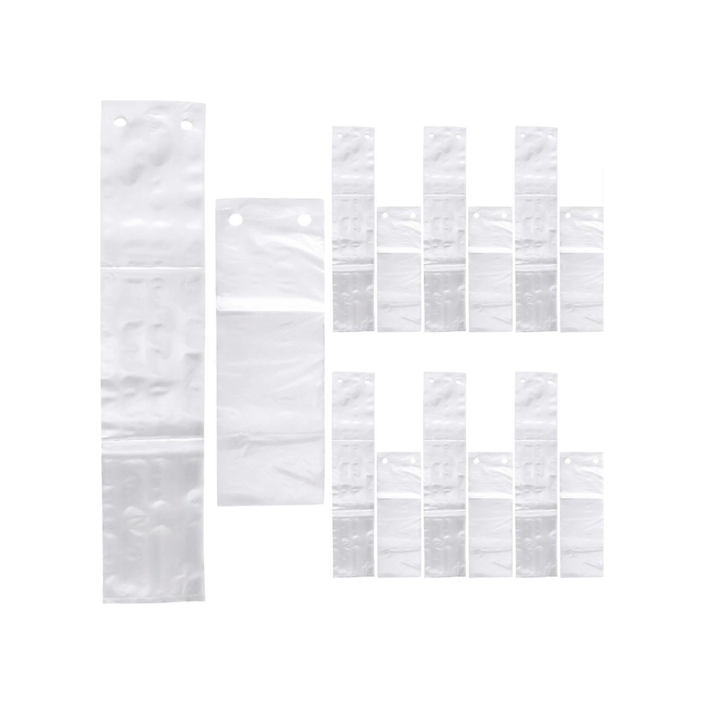 200 Adet Tek Kullanımlık Şemsiye Çantası Şeffaf Şemsiye Tutucular Açık Hava Şemsiye Saklama Kapları Çok Renkli