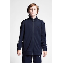 Lescon Çocuk Fermuarlı Sweatshirt 25s-3249-25n Lacivert