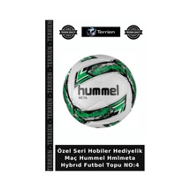 Özel Seri Hobiler Hediyelik Maç Hummel Hmlmeta Hybrıd Futbol Topu No:4 Çok Renkli