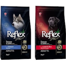 Reflex Plus Somonlu Yetişkin Köpek Maması + Reflex Plus Kuzu Etli Yetişkin Köpek Maması 2 x 3 KG