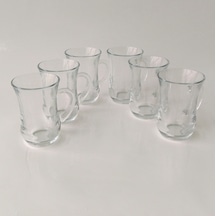 Glass4You 6 Adet Saplı Çay Bardağı