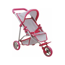Melobo 3 Tekerlekli Pembe Gri Puset