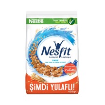 Nesfit Tam Tahıl & Pirinç Gevreği 420 G Sade - Besleyici Kahvaltılık Gevrek 3'li Ekonomik Paket Tarı