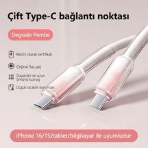 Type-c - Type-c 1m İphone 16 İle Uyumludur