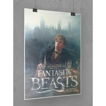 Fantastik Canavarlar Poster 45x60cm Newt Scamander Afiş - Kalın Poster Kağıdı Dijital Baskı