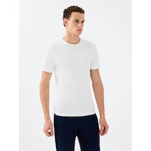 Loft Slim Fit Erkek T-shirt Lf2036356 Beyaz