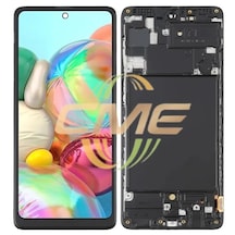 Samsung Uyumlu Galaxy A71 Sm-a715f Lcd Ekran Dokunmatik Çıtalı Tft Copy