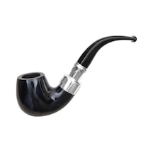 Peterson Ebony Spigot 221 9mm. Filtreli Akrilik Saplı Pipo 205907