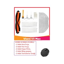 Viomi Uyumlu V3 Max Robot Süpürge Yedek Hepa Filtre Fırça Seti