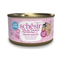 Schesir Baby Tavuk İle Tavuk Ciğeri Mus Konserve 70g