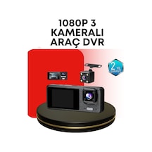 Araç Kamerası 3 Lü Sistem Full Hd, Sesli Kayıt Ve Park Gözetimi