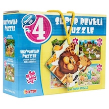 Diy-toy Hayvanlar Süper Renkli Puzzle 1481