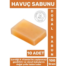 Doğal Güzel Koku Cilt Yüz Derinlemesine Temizlik Nemlendirici Havuç Sabunu 10 Adet