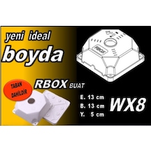 Wx8 Cctv Rbox Güvenlik Kamera Beyaz Buat + Kapağı 10 Adet