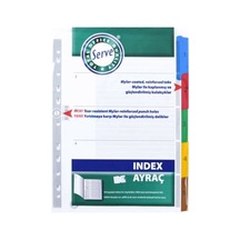 Serve 1-5 Renkli Rakamlı Ayraç 5523