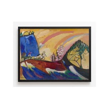 Klasik Sanat Kandinsky Troyka İle Resim Çerçevesiz Poster 21x30 Cm A4 Tablo Yağlı Boya Sanat Baskı