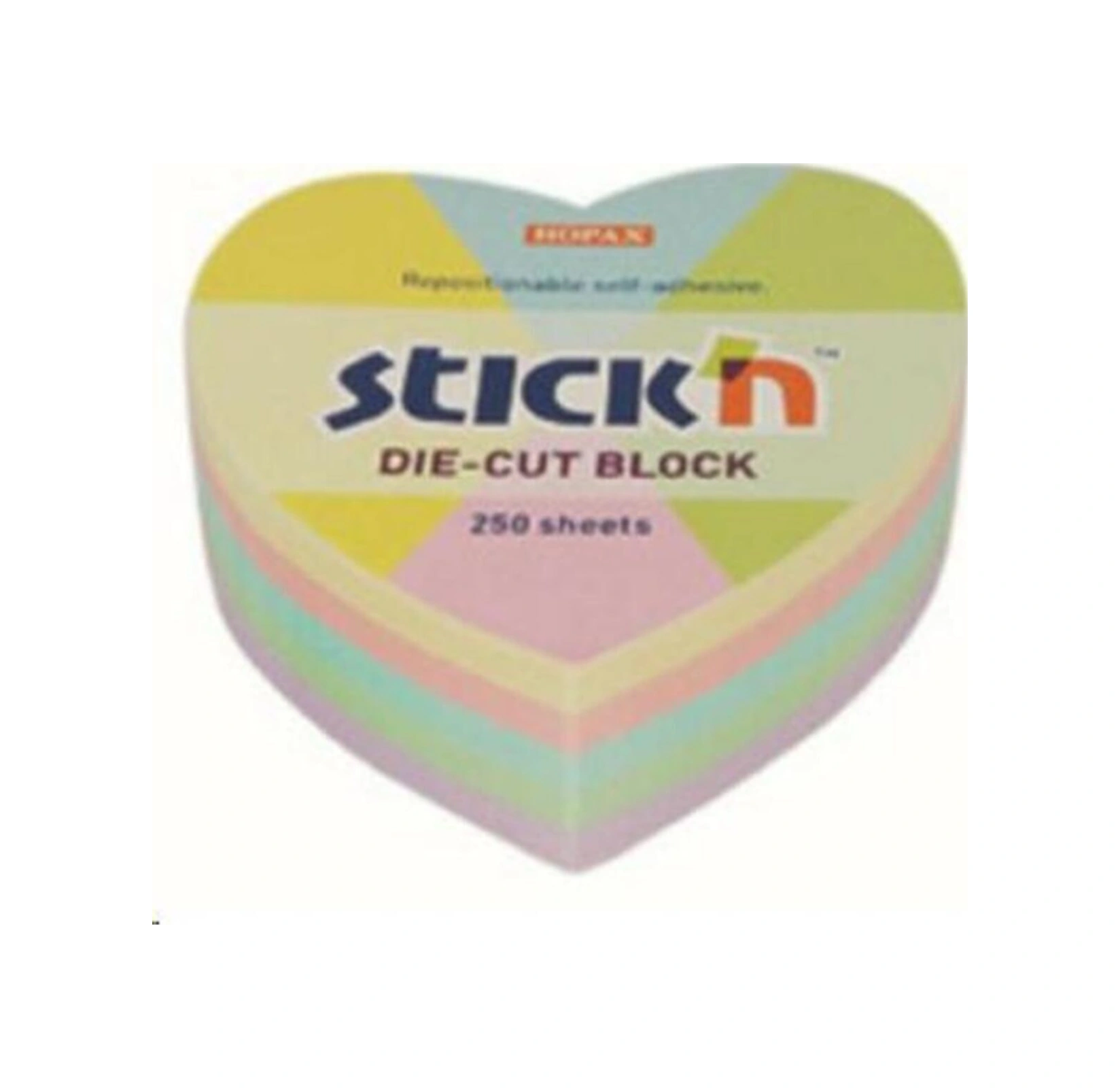 Stıckn 64 67 Pastel Kalp Yapışkanlı Notblok 250yp