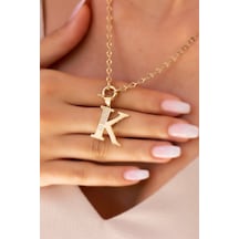 Tufanlar Kuyumculuk Altın Harf Kolye KOGA0106