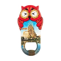 İspanya Temalı Baykuş Magnet Kapak Açacak