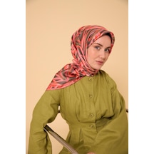 Silk Home Twill İpek Eşarp 11472-24 Gri, Narçiçeği, Pembe, Yeşil, Pudra Pembe