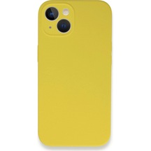 Apple Uyumlu iPhone 13 Mini Kılıf Lansman Legant Silikon - Sarı 0.2M-Çok Renkli