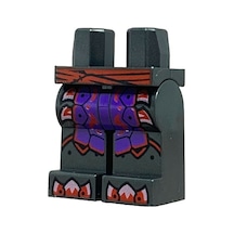 Minifigür Parçaları: Legs Decorated, Bacak, Ayak: 970c00pb1633