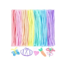 Şönil Pastel Renkler 30 Cm 100 Lü 1 Paket Pastel Renkli Tüylü Tel Peluş Tel 30 Cm Elişi Okul Projeleri Süsleme Diğer