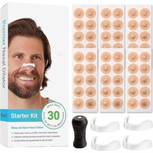 Spor Burun Dilatör Uyku Burun Solunum Dilatörler Başlangıç Kiti Burun Nefes Şeritleri Manyetik Burun Şeritleri Horlamayı Azaltın Gümüş