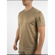 Urbamerteks Bej Cırtlı Tactical T-shirt Kamuflaj