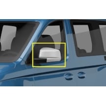 Volkswagen Uyumlu Caddy Ayna Kapağı 2020- Abs Krom