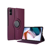 Newface Xiaomi Redmi Pad Se 4g Kılıf 360 Tablet Deri Kılıf - Mürdüm