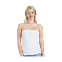 Saklımoda Derya Kurşun Straplez Kadın Atlet 249 Gri