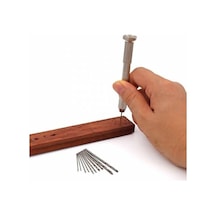 El Matkabı Mini + 10 Adet Matkap Ucu Ahşap Oyma Tesbih  Bileklik