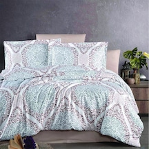 Maxstyle Saten Deluxe Tavisha Çift Kişilik Nevresim Takımı Mint