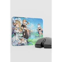 Aether Lumine Genshin Impact Anime Gacha V5 - 22x18 Gaming Mouse Pad Fare Altlığı
