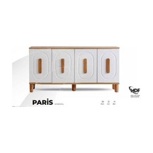 Paris Mdf Konsol Beyaz - Ceviz