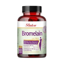 Balen Bromelain Ultra Bromelain Krom Glukomannan Tablet 640 Mg 60 Tablet