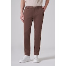 Morven Erkek Vizon Pamuk Trend Slim Fit Chino Pantolon 26ks003008405 Vizon