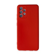 Samsung Galaxy A32 Kılıf First Silikon - Kırmızı