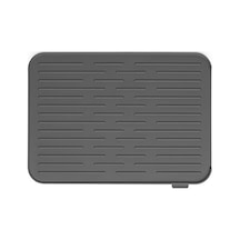 Brabantia Silikon Damlama Matı, Çelik, Koyu Gri, 43,8 X 32,5 X 0,9 Cm Açık Bej