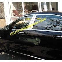 Mercedes S Serisi W222 Krom Kapı Direği Aksesuarı 6 Parça P.Çelik