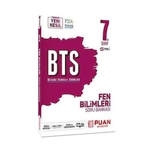 Puan Yayınları 7. Sınıf Bts Fen Bilimleri Soru Bankası (553213237)